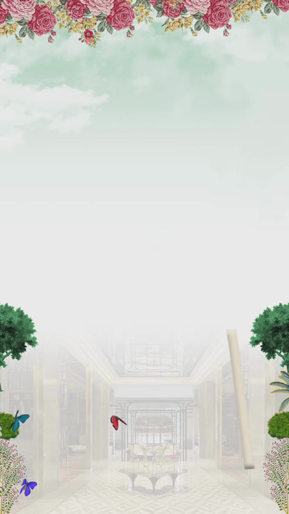 Teal Blue & Violet Handloom Silk Saree with Zari Woven Pallu & Silver Motifs