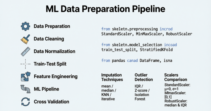Data Preparation Cheat Sheet: Clean, Normalize & Split Data for Machine Learning