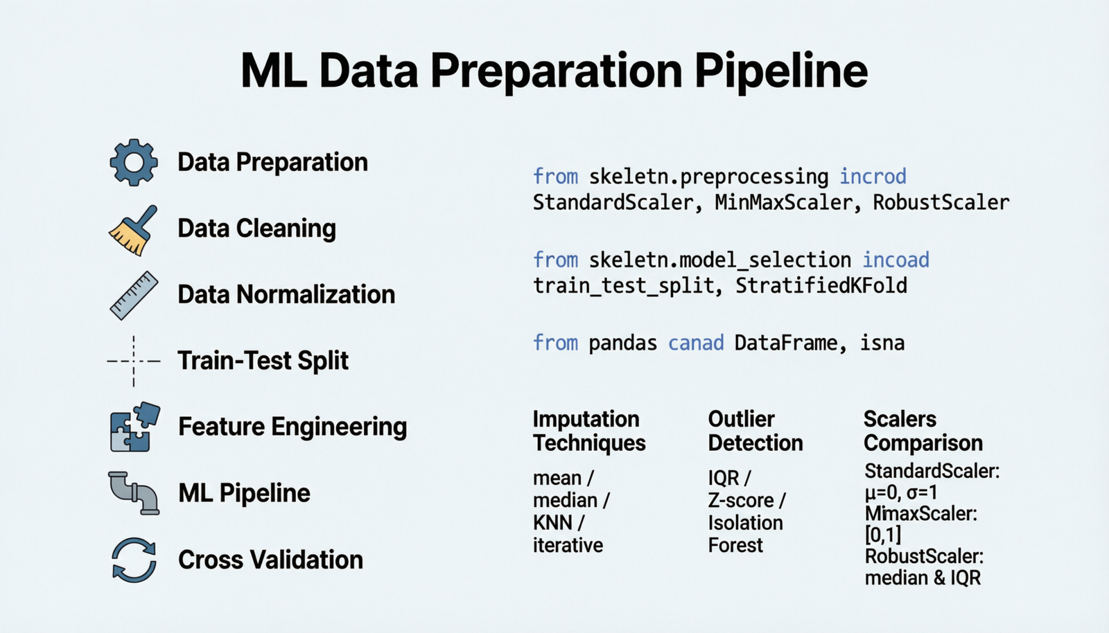 Data Preparation Cheat Sheet