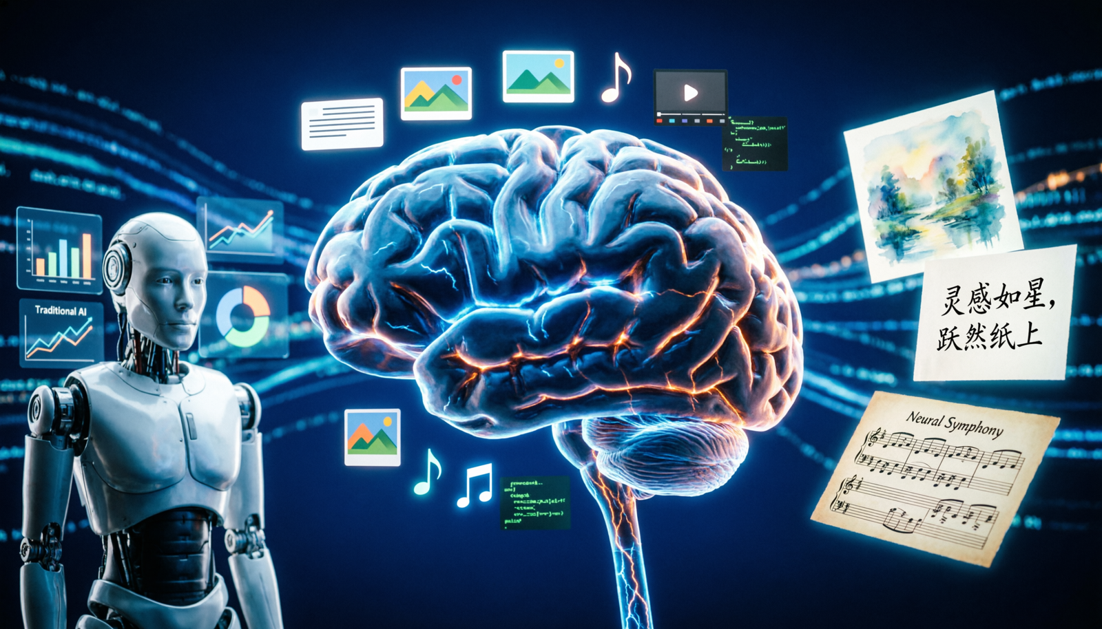 Introduction to AI & Generative AI What It Is, How It Works & Real-World Examples