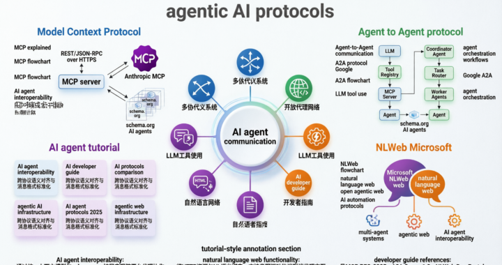 MCP vs A2A vs NLWeb: The Complete Guide to Agentic AI Protocols with Flowcharts (2025)