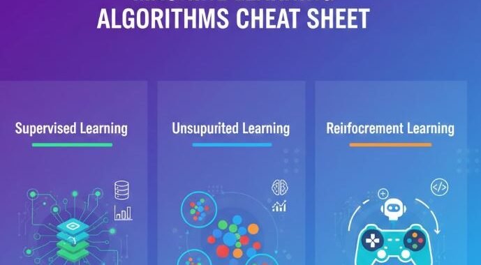 ML Algorithms Visual Guide: Supervised, Unsupervised & Reinforcement Learning