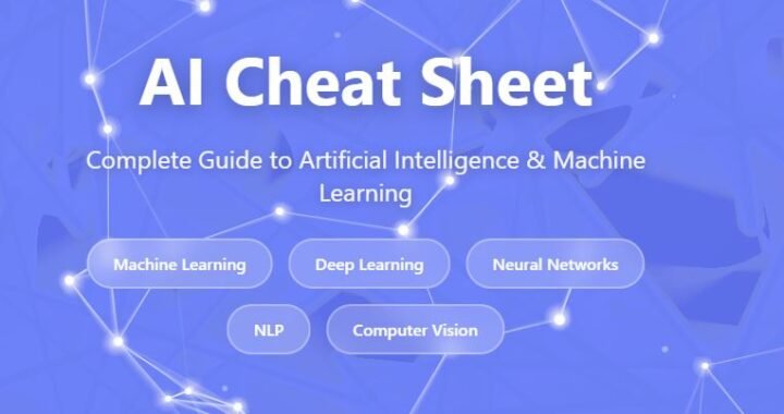 Artificial Intelligence Cheat Sheet