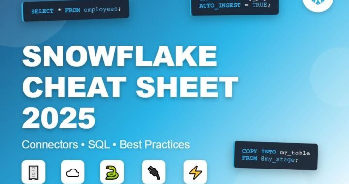 Snowflake Cheat Sheet 2025: Complete Guide to Connectors, SQL & Best Practices