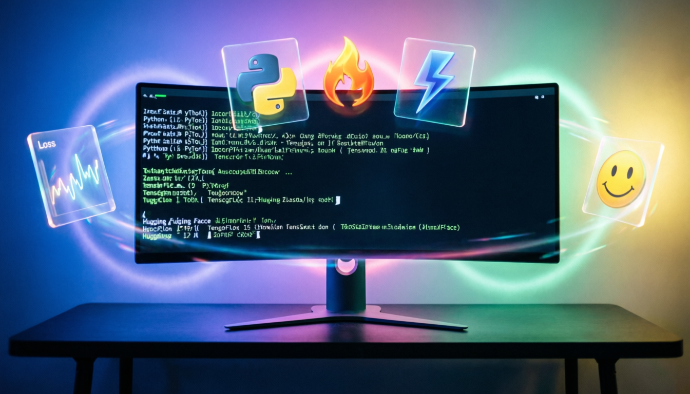 Setting Up Your ML Environment Python, PyTorch, TensorFlow & Hugging Face – Complete Beginner's Guide