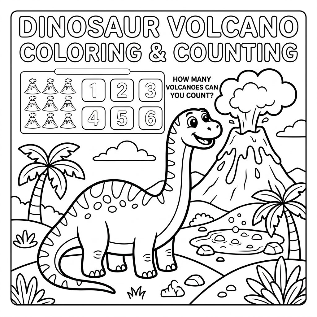 Dino World Adventures Coloring Book for Kids : Hidden Treasures, Crystal Caves, and Dinosaur Activities - Image 6
