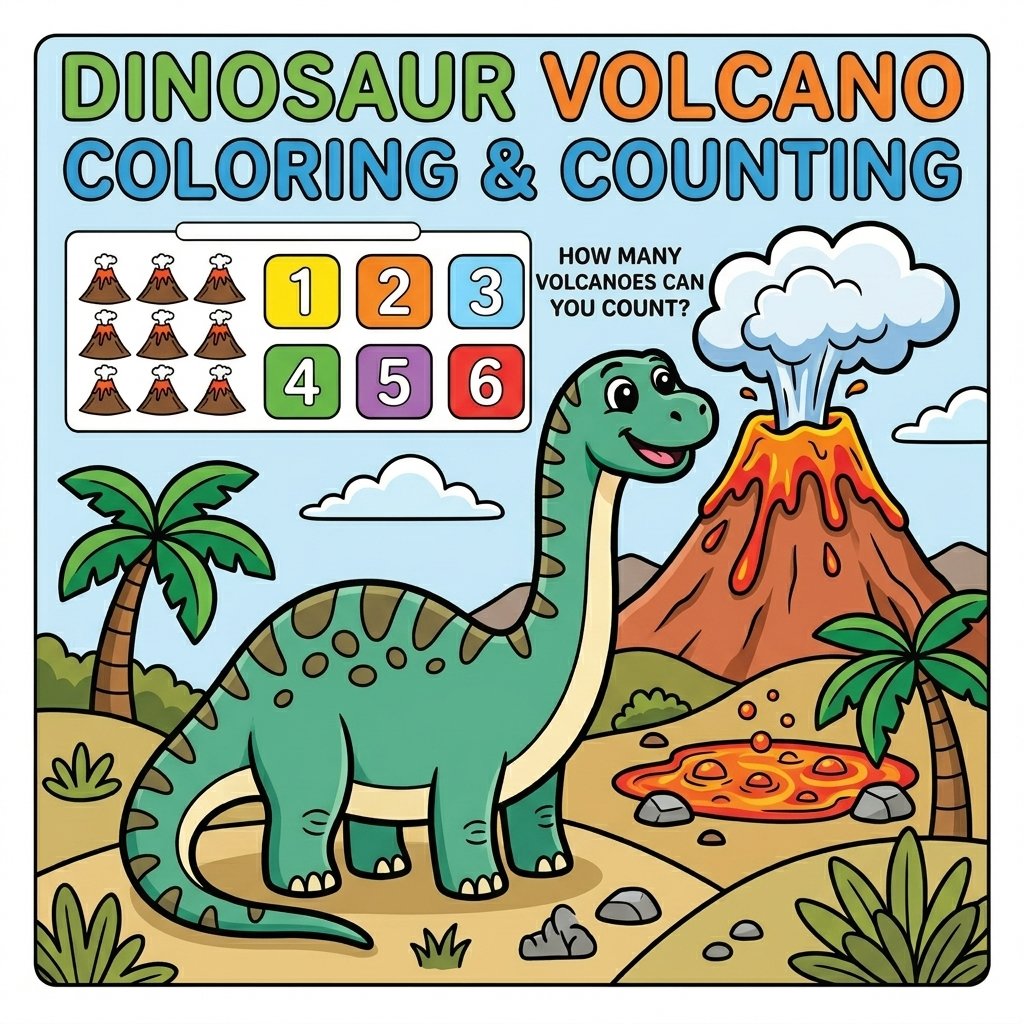 Dino World Adventures Coloring Book for Kids : Hidden Treasures, Crystal Caves, and Dinosaur Activities - Image 8